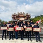 阿蓮區高雄天聖宮中元普渡行善  湖內警代送物資 關懷弱勢傳遞溫情