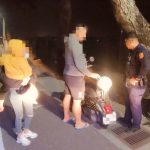 【夜騎返家遇爆胎、寒風中求助　湖內警及時伸援護送一家三口返家】